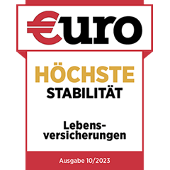 Euro · Höchste Stabilität Lebensversicherungen
