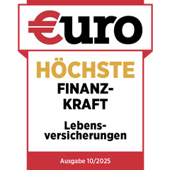 Euro · Höchste Finanzkraft Lebensversicherungen