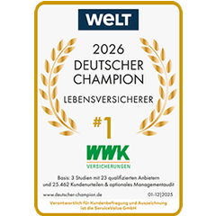 Die Welt · Deutscher Champion 2026 Lebensversicherer
